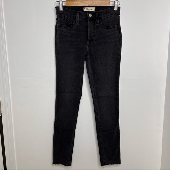 MADEWELL High Rise Black Roadtripper Jeans - Picture 2 of 6
